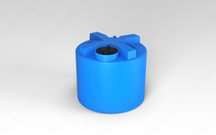 Ёмкость пластиковая пищевая ЭкоПром T 1.2 2000 л. вертикальная усиленная под плотность до 1.2 г/см3 (150x150x135см;синий) - арт.555318