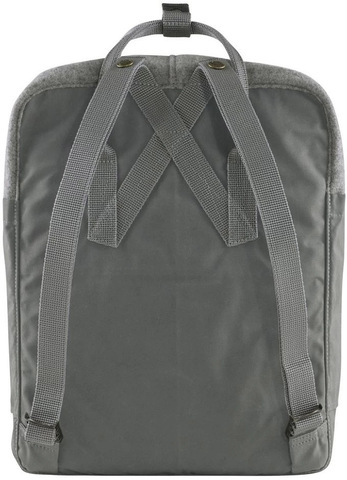 Картинка рюкзак городской Fjallraven Kanken Re-Wool 027 Granite Grey - 3