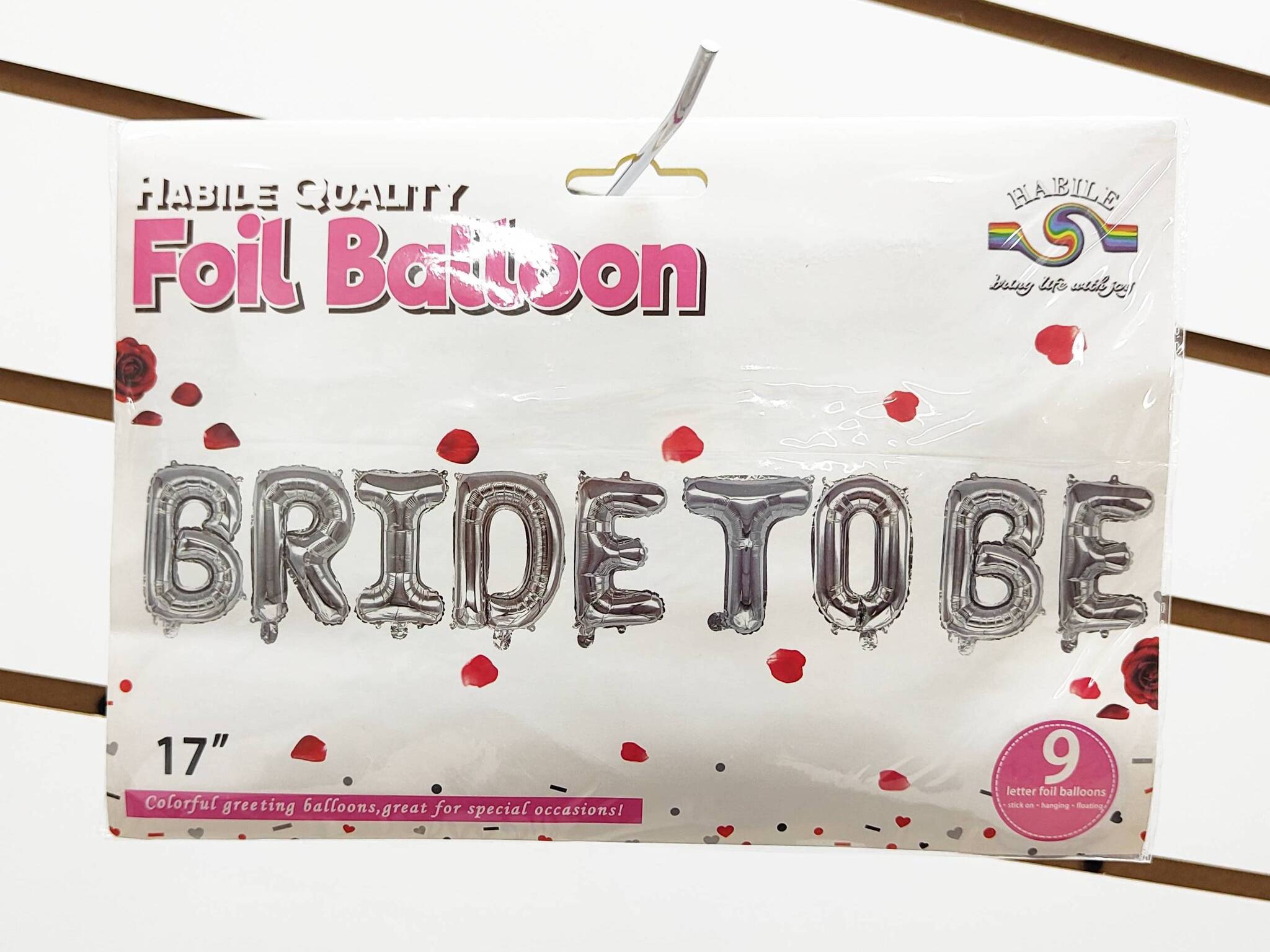 К Надпись, BRIDE TO BE (Будущая невеста), Серебро, 17