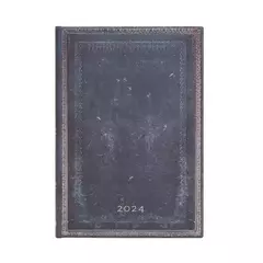 2024 Paperblanks 12 Month Diary Midi Inkblot (Vertical)