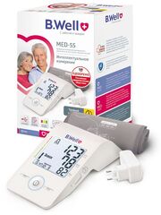 Тонометр автоматический B.Well MED-55 (22–42 см, с адаптером)