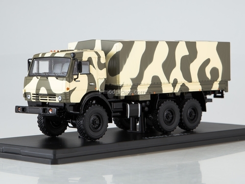 KAMAZ-53501 Mustang camouflage Forest white-khaki 1:43 Start Scale Models (SSM)