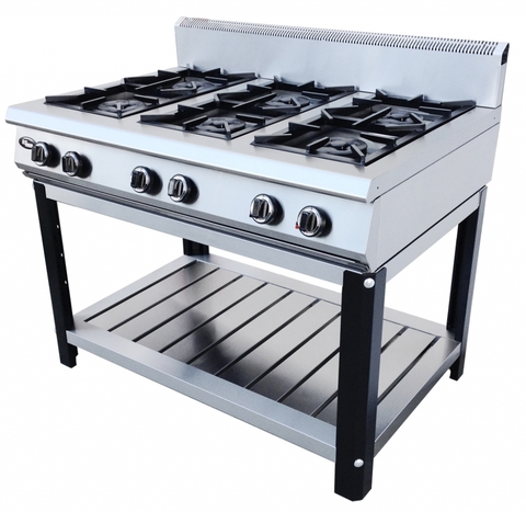 Плита газовая Grill Master Ф6ЖТЛПГ(на подставке)  1180х800х900, 6 горелок 2-я корона