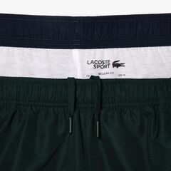 Шорты теннисные Lacoste Recycled Fiber Shorts - green/navy blue/white