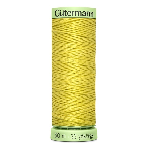Нить Top Stitch 30/30 м для декоративной отстрочки, Gutermann, 580 грушево-зеленый
