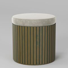 Пуф Эклипс (натуральный дуб с патиной), 50x50x50 см