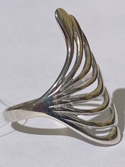 Крылья (кольцо из серебра)