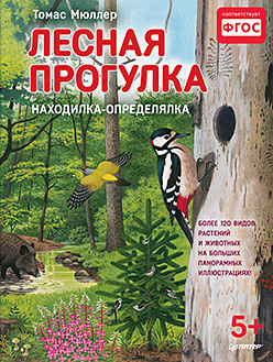 Лесная прогулка. Находилка-определялка с панорамными иллюстрациями.