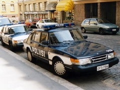 Saab 900 Turbo Polis Finland 1:43 DeAgostini World's Police Car #72