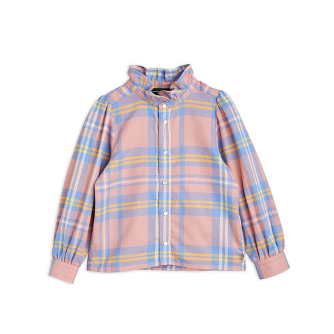 Блуза Mini Rodini Flanell Check Pink