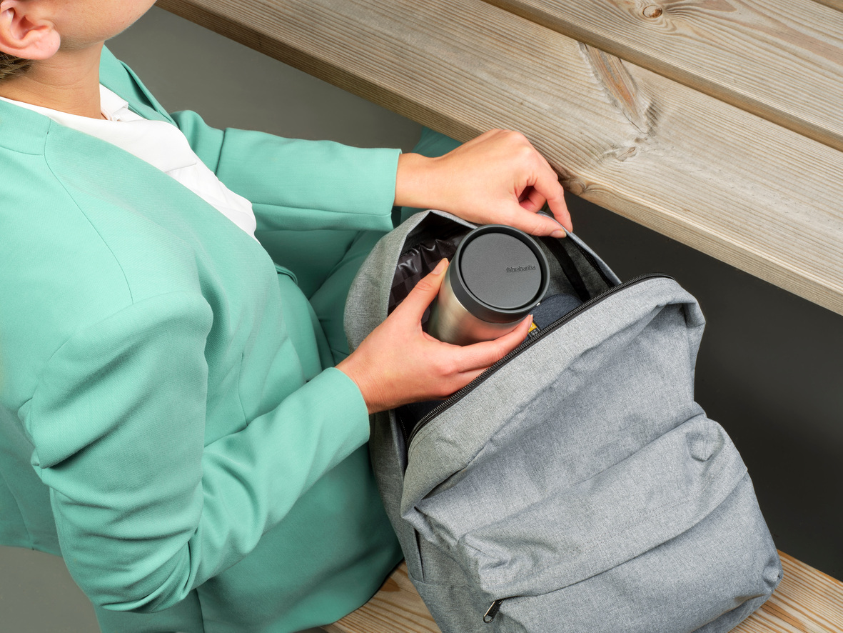 Термокружка Make & Take (200 мл), малая , Темно-серый, арт. 228728 - фото 6