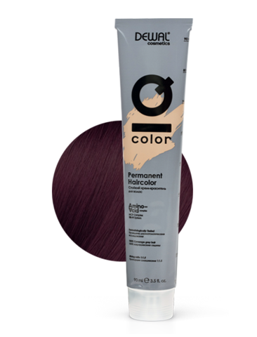 Краситель перманентный 5.22 Light intense violet brunette IQ COLOR DEWAL Cosmetics, 90 мл