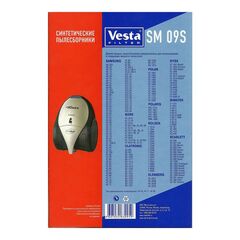 Мешок для пылесоса Vesta filter, SM 09 S, синтетический, 4 шт