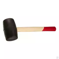 Киянка резиновая с деревянной ручкой 450 г.