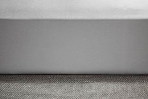 Простыня на резинке 180x200x30 Garda Decor Сопрано серый тенсель