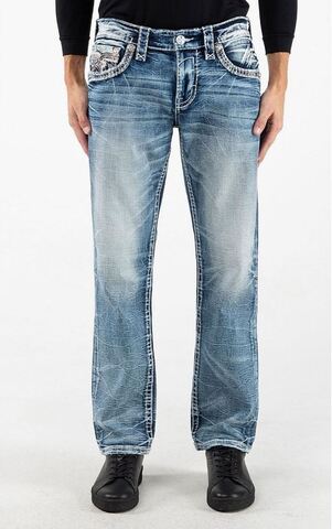 Rock Revival | Джинсы мужские ROBIN J206 STRAIGHT RP3727J206 перед