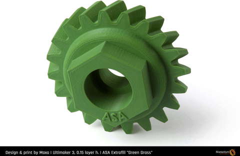 Пластик для 3D-принтера Fillamentum ASA Extrafill Green Grass