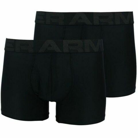 Боксерки теннисные Under Armour Tech 3in 2 Pack - black