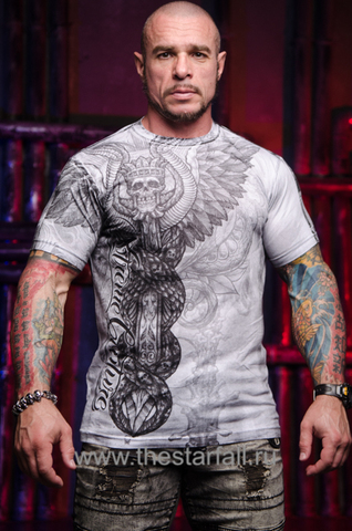 Xtreme Couture | Футболка мужская GRAVE ROBBER X1794 от Affliction перед