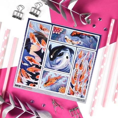 Q- Стикерпак KOI FISH