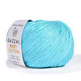 Пряжа Gazzal Baby Cotton 3452 лазурь