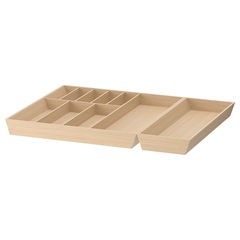 Лоток для столовых приборов IKEA UPPDATERA (УППДАТЕРА), Бамбук, 72x50x6 см