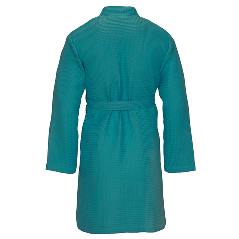 Халат вафельный Vossen Rom lagoon 589 бирюзовый