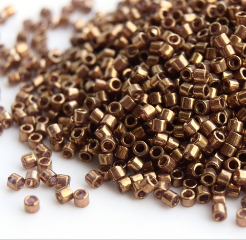 DBM-0022L Бисер цилиндрический Миюки делика 10/0 /Miyuki delica 10/0 Metallic Light Bronze