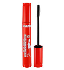 LuxVisage Тушь Perfect Color PUSH UP Effect подручивание-удлинение чёрная 9гр