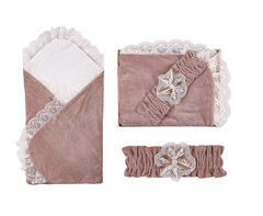 Плед велюровый "Сказка" ПД 701 (серый)