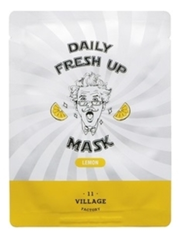 Тканевая маска для лица с экстрактом лимона Daily Fresh Up Mask Lemon 20г