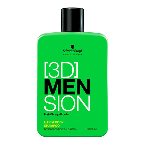 Шампунь для волос и тела Schwarzkopf [3D]Mension Hair And Body Shampoo