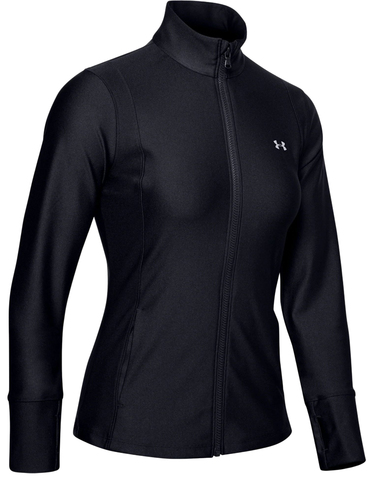 Женская теннисная куртка Under Armour Women's Sport Full Zip Jacket - black