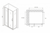 Abber Sonnenstrand AG04100BS-S80B Душевой уголок, 100x80x195