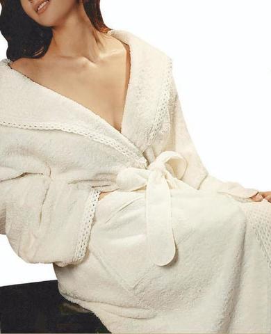 Халат махровый Timas Aurora молочный