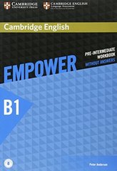 Cambridge English Empower Pre-Intermediate Workbook without Answers with Downloadable Audio