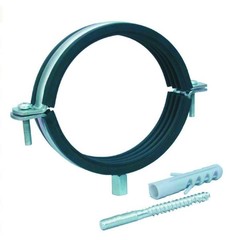 47-5-015 Хомут сантехнический, шпилька + дюбель, 3/8