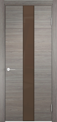 Межкомнатная дверь Турин 15 / Цвет Дуб шервуд вералинга / Стекло "Лакобель" / Двери Верда