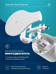 Дозатор сенсорный для жидкого мыла Mijia Automatic Foam Soap Dispenser MJXSJ03XW