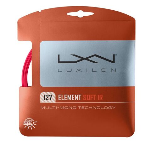 Теннисные струны Luxilon Element Soft IR (12,2 m) - iridescent red