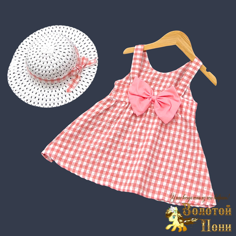 Платье и шляпка девочке (1-4) 240217-TR241762