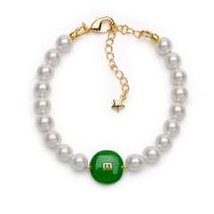 Браслет из Майорки с бусиной M&M, gold