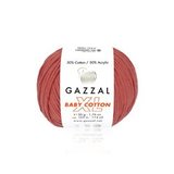 Пряжа Gazzal Baby Cotton XL 3418 коралловый