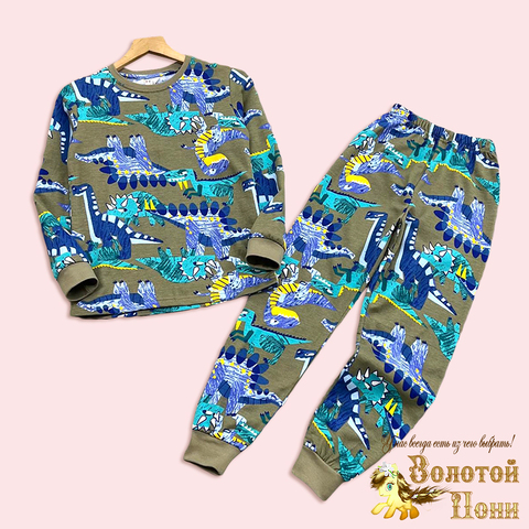 Пижама хлопок/начес м (9-12) 250830-AT872