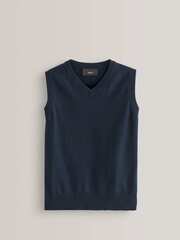 Жилет школьный для мальчика Next Q90-656, Темно-синий