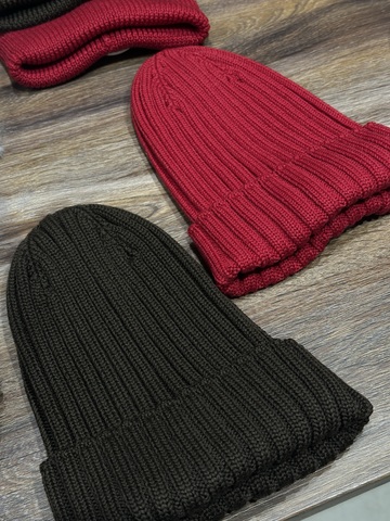 Шапка с отворотом (шоколад)