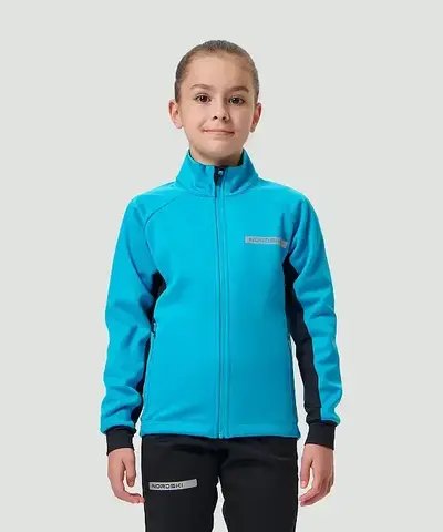 куртка NORDSKI Core Breeze/Black Jr NSJ667734, р-р 158, размин., бирюз/черн., детск.