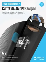 Беговая дорожка полукоммерческая OXYGEN FITNESS ARGON LED PRO