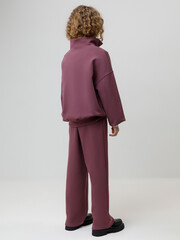 брюки  для девочки  КР 400876/бордовый 1411 к653