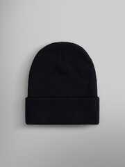 Шапка Alpha Industries Essential Beanie Black (Черная)